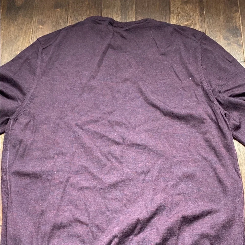 Boss Purple Crewneck Sweater with Long Sleeves